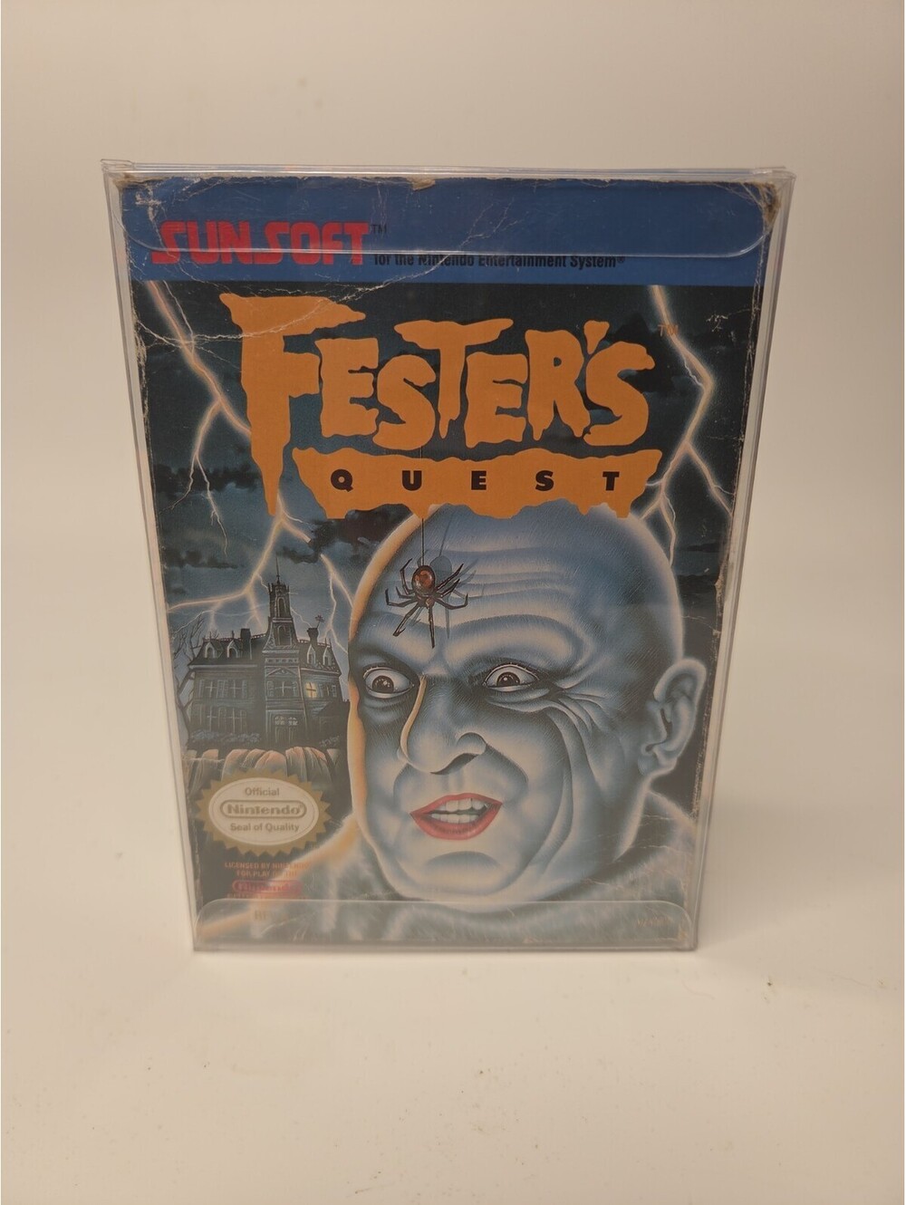 Nintendo NES Game Fester’s Quest No Manual Plastic Protector